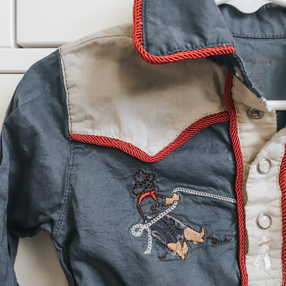 Vintage Wrangler Cowboy Button Up